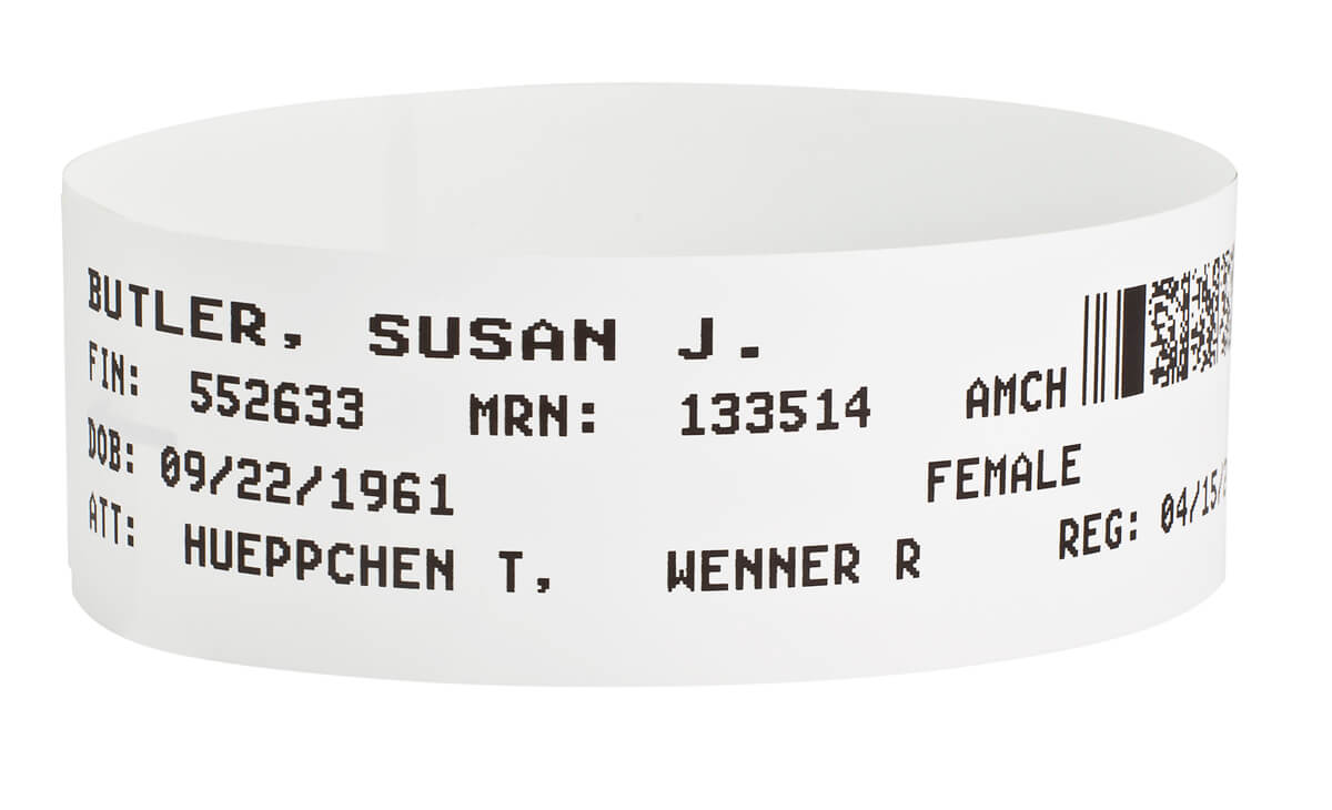 Direct Thermal Wristbands