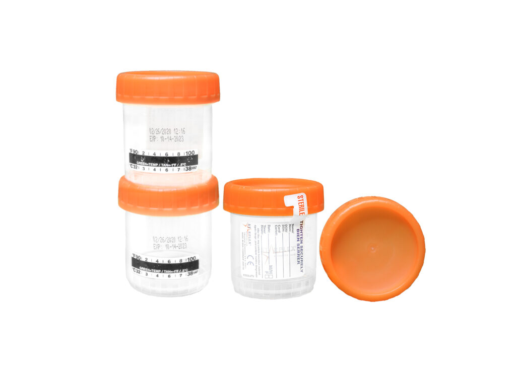 Urine sample cups
