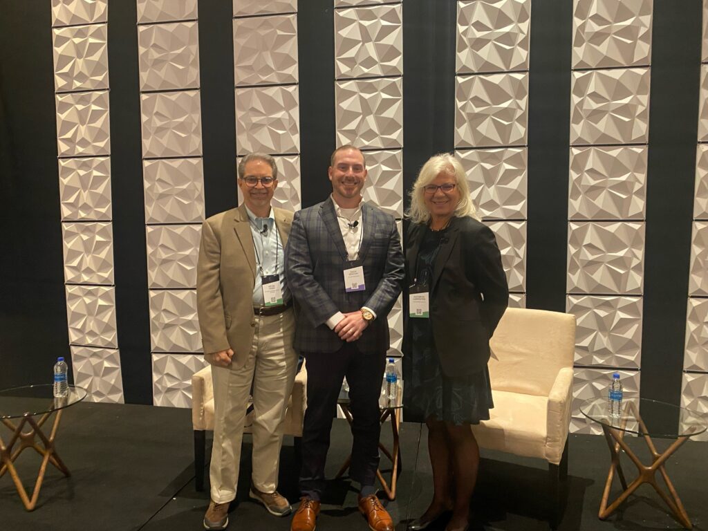 Kathryn Carpenter, CommonSpirit Health, Kevin Hines, St. Luke's University Health Network and Zachary Grimes, Alliant Purchasing hosted a panel on how healthcare purchasing has changed since the pandemic. 