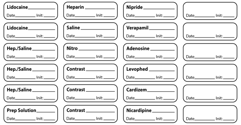 Sterile Labels for Surgery